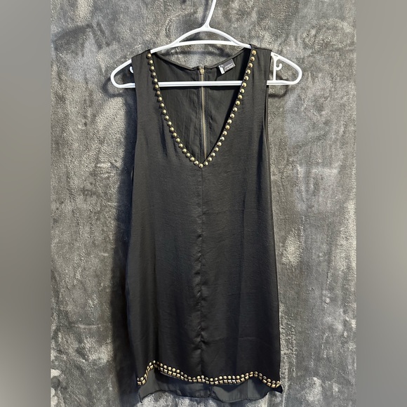 Women’s Sparkle And Fade Black Studded Dress With Pockets - Picture 1 of 4